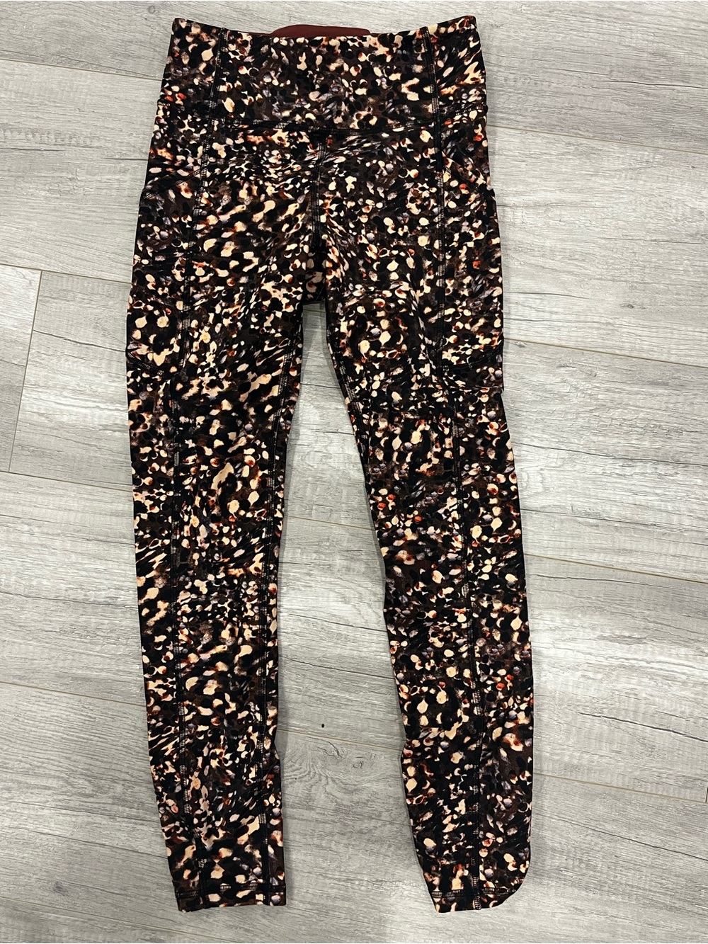 lululemon athletica Black Multi Printed High-Rise Leggings